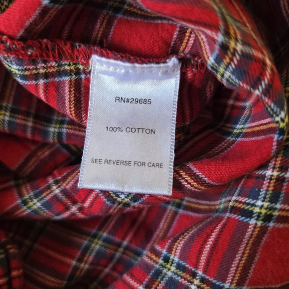 Pendleton Tartan Plaid Ruffled Button Up Size Small - Picture 11 of 11